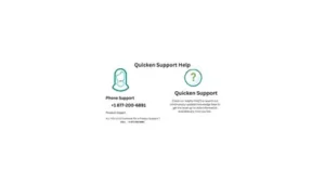 Quicken support helpline