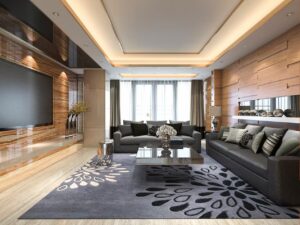 Interior designing living room