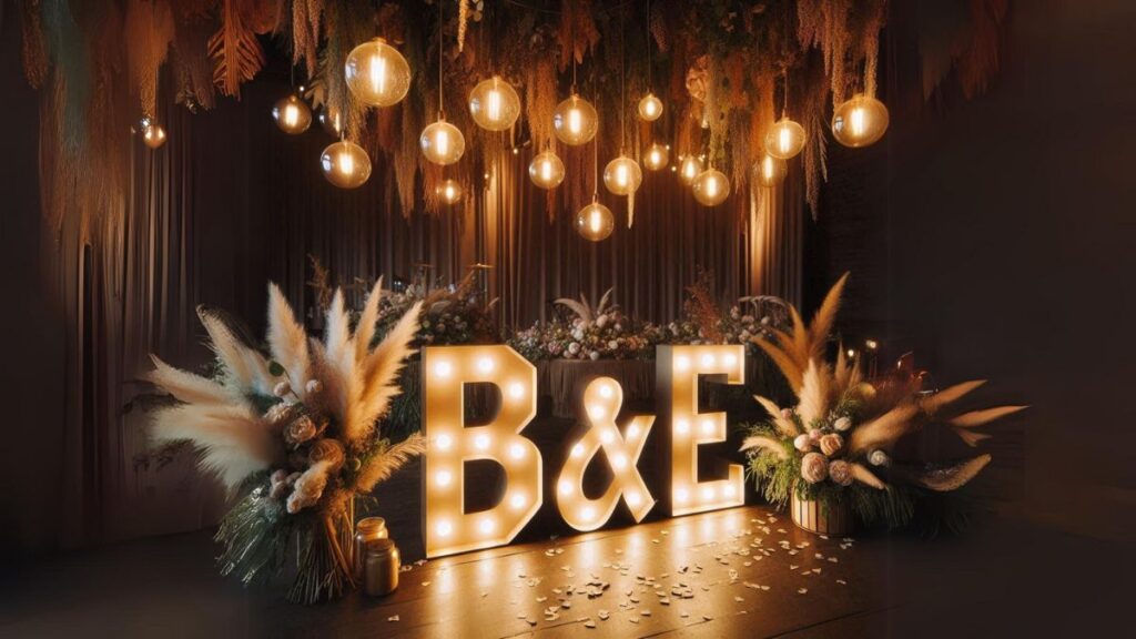 marquee letter lights