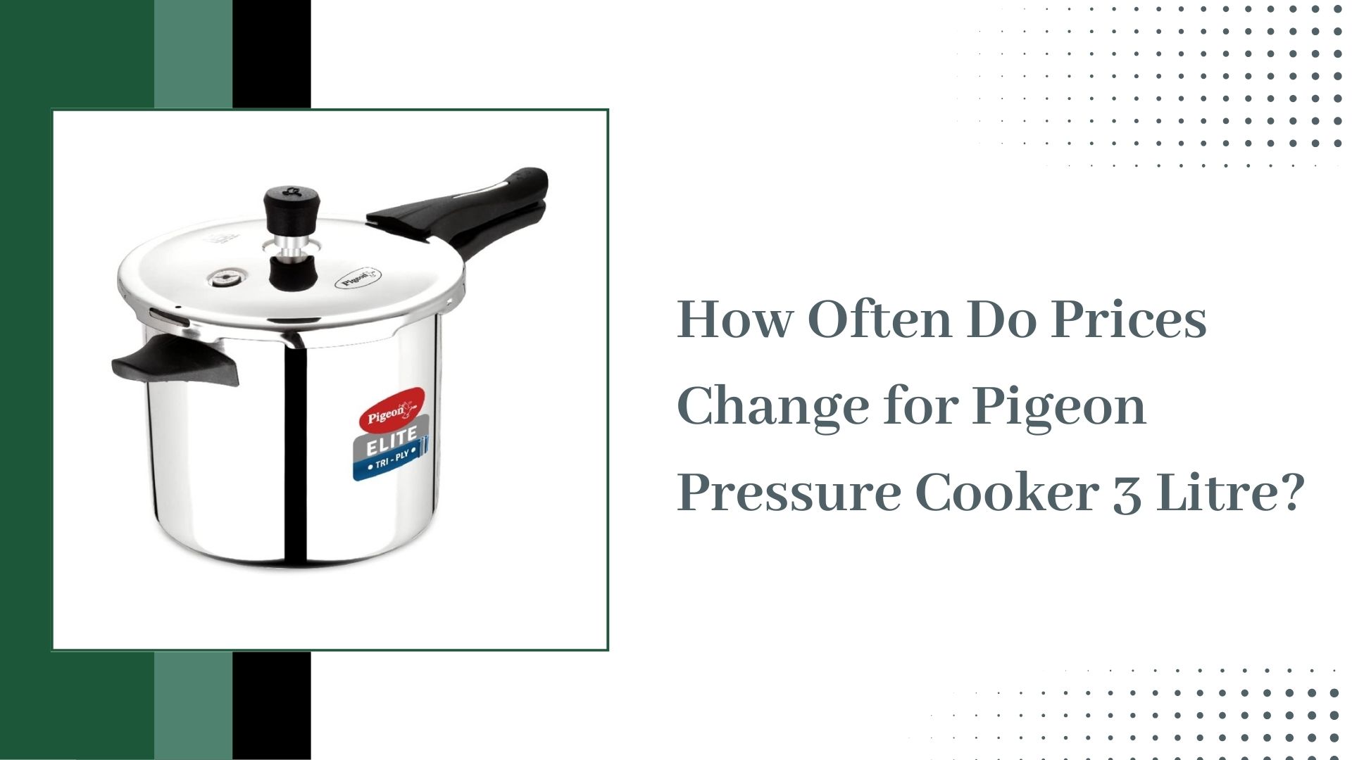 Pigeon Pressure Cooker 3 Litre Price