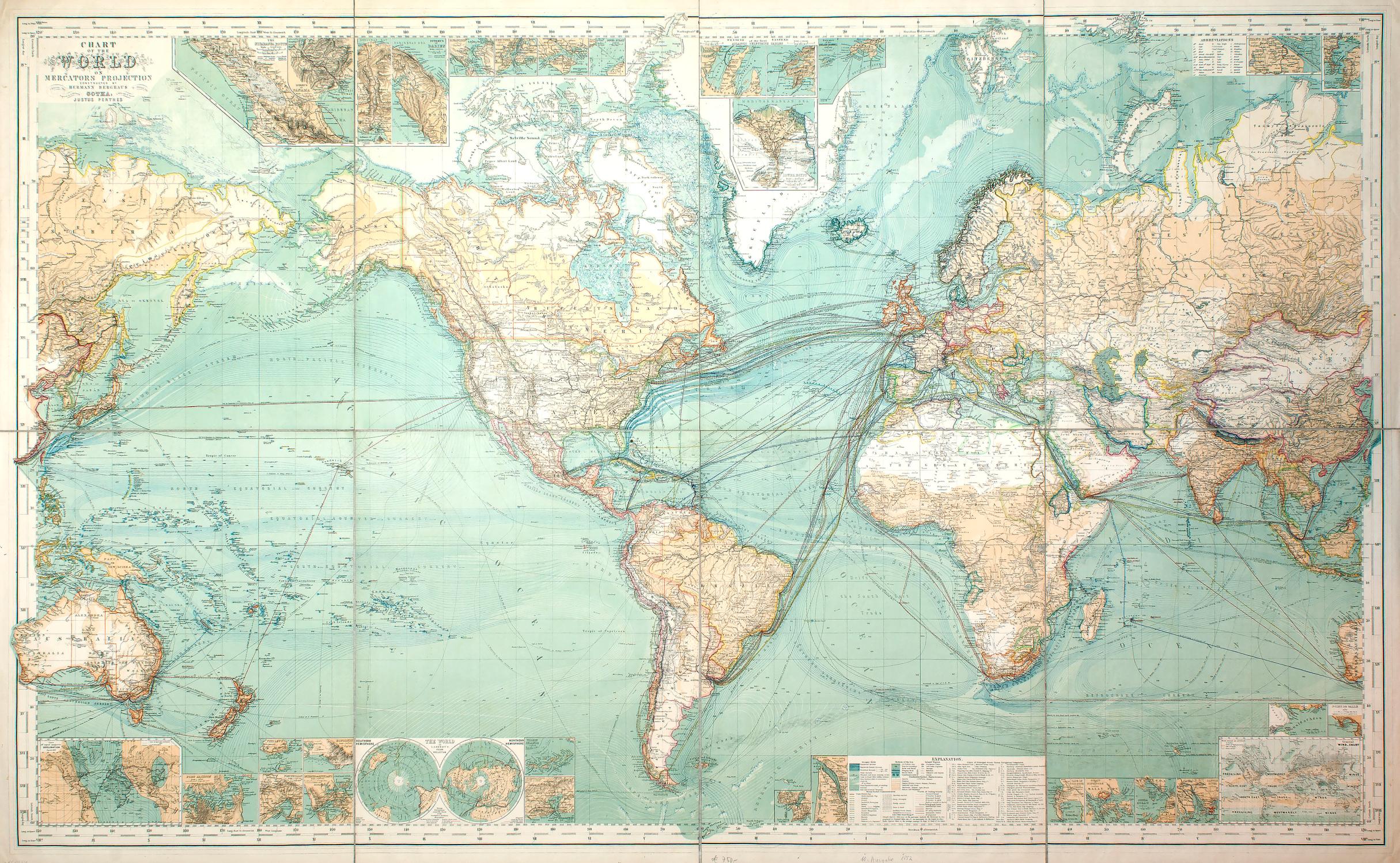 Original Vintage Maps for Sale