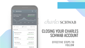 how to delete charles schwab account