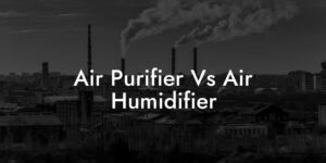 Air purifier vs air dehumidifier