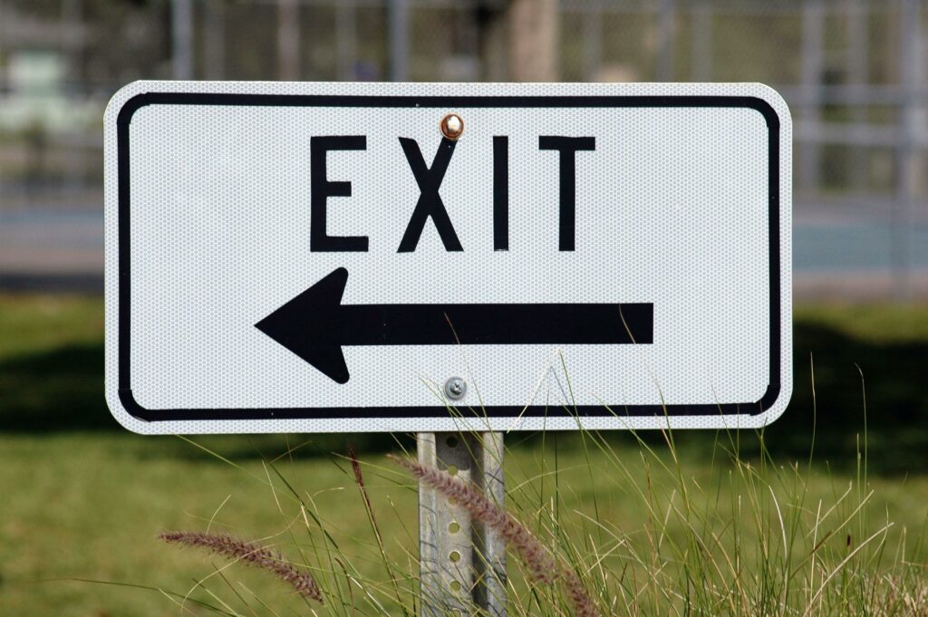 Tritium Exit Sign