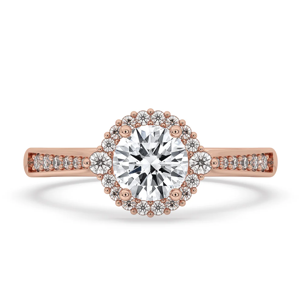 round diamond engagement ring