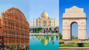 Delhi and Agra