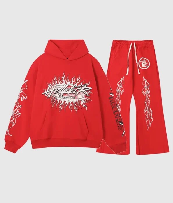 Hellstar Studios Records Tracksuit Red