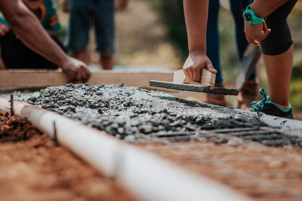 concrete sidewalk repair