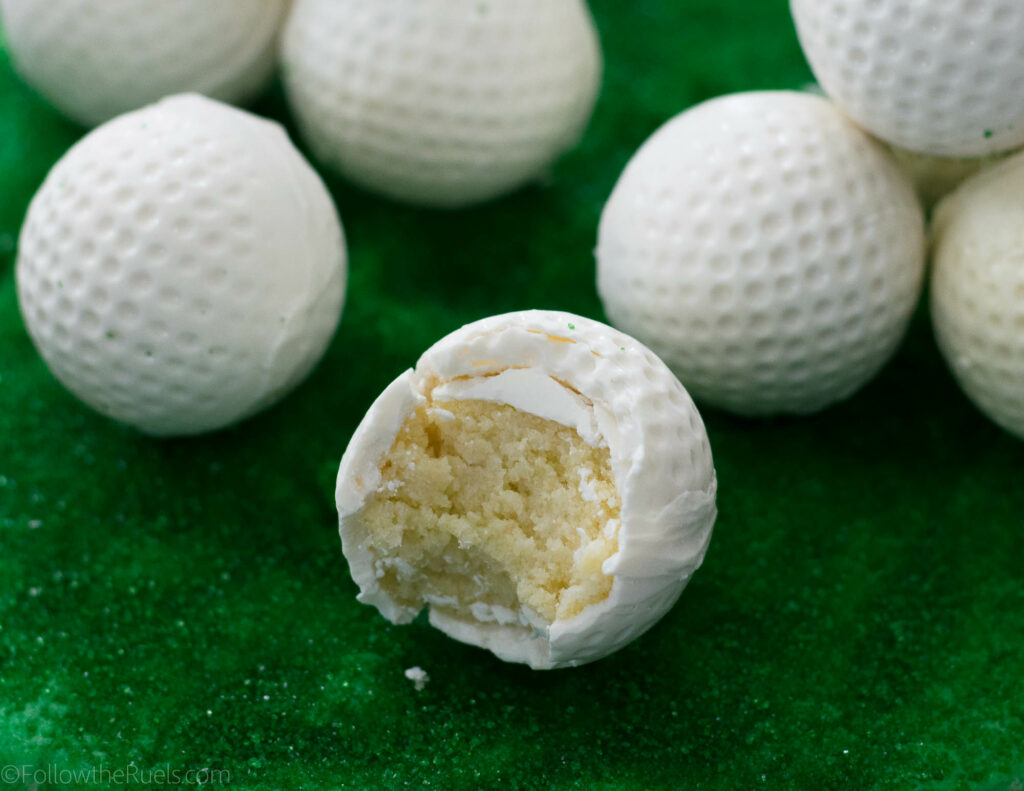 golf ball cake