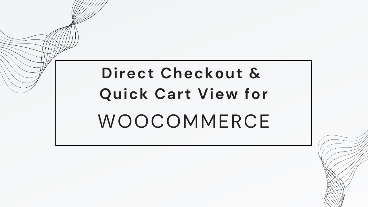 direct checkout for woocommerce