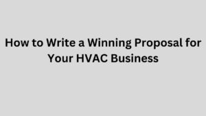 hvac proposal software