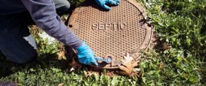 sewer drain cleaning dyer, in