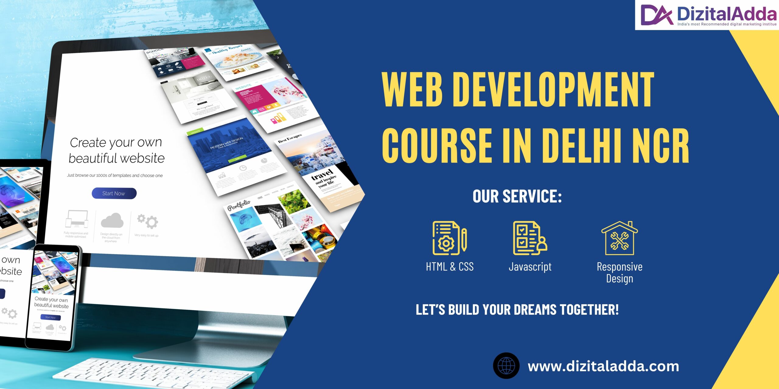 Web developer course in delhi NCR