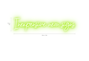 inexpensive neon signs