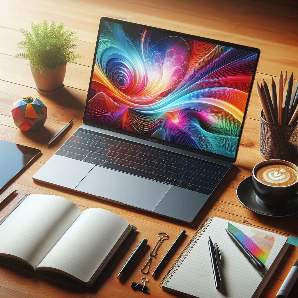 A laptop on a table. computerrepair.sydney