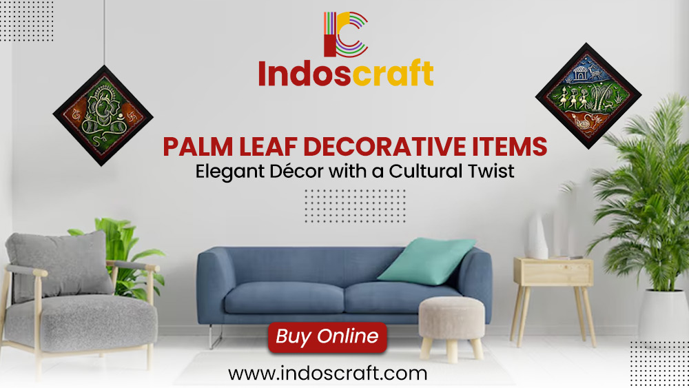 Palm leaf decorative items