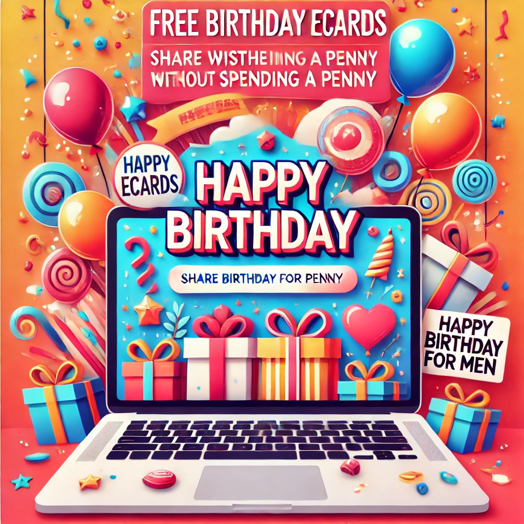 A-vibrant-and-modern-digital-eCard-design-featuring-a-laptop-or-smartphone-screen-displaying-a-Happy-Birthday-message.-Surrounding-the-device-are-fe.webp