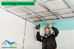 how to repair ceiling drywall