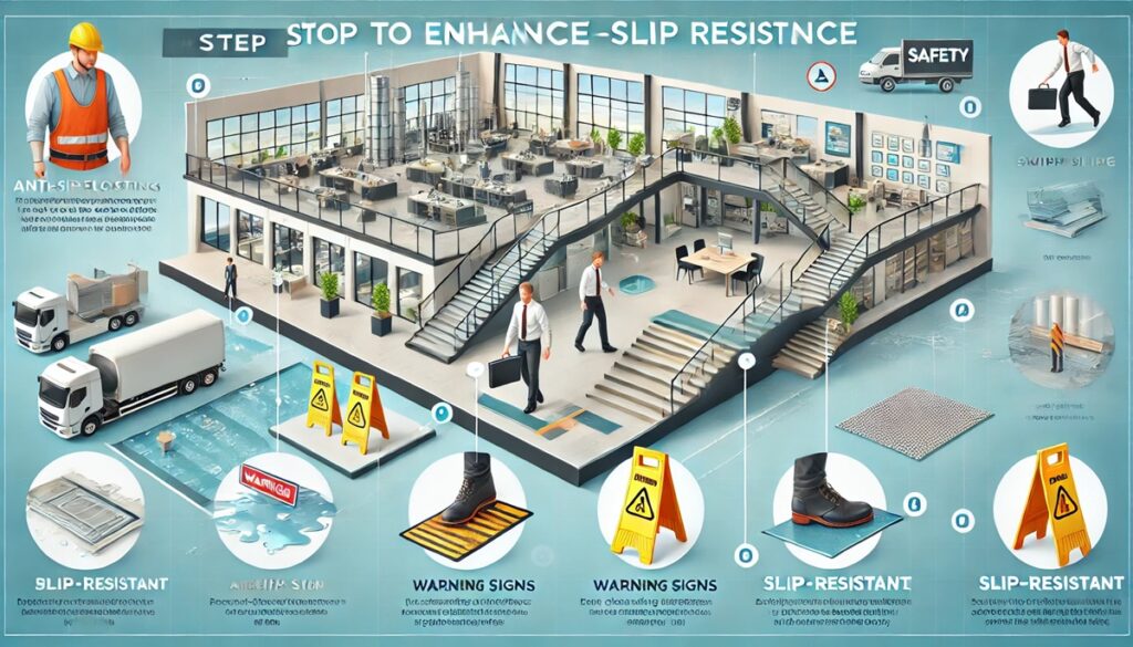 Steps To Enhance Slip Resistance In Your Facility