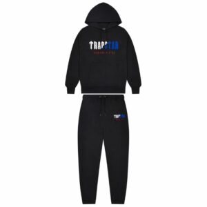 Trapstar Decoded Chenille Hooded Tracksuit – Black