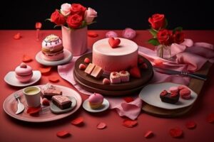 Valentine day cake