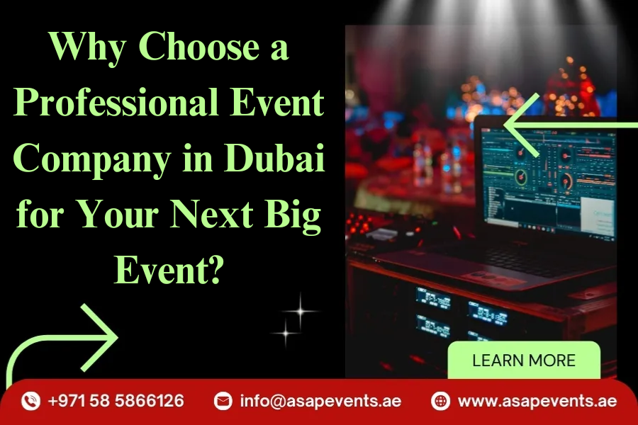 professional event company in Dubai