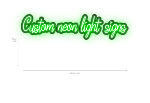 custom neon light signs