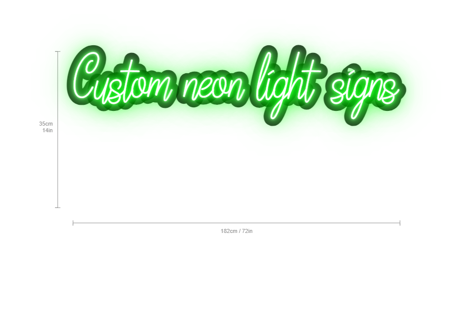 custom neon light signs