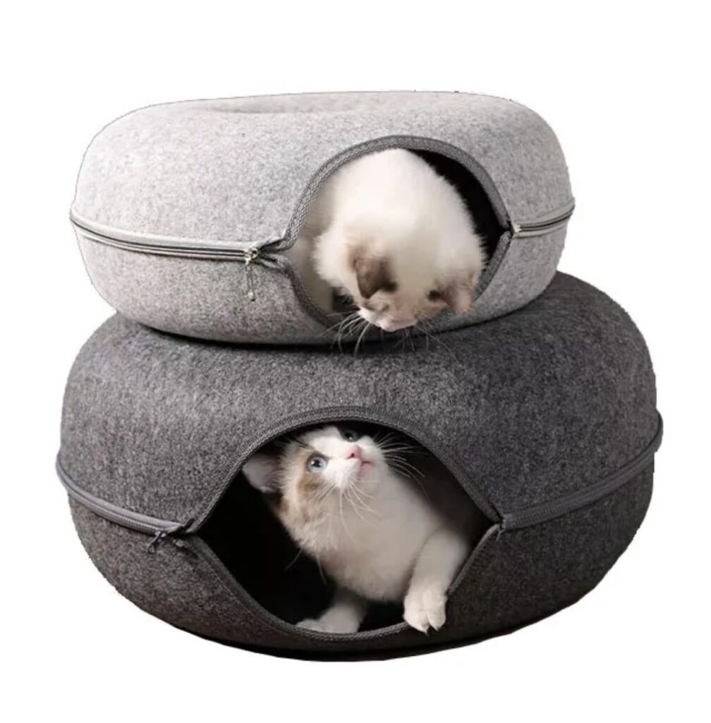 cat tunnel bed