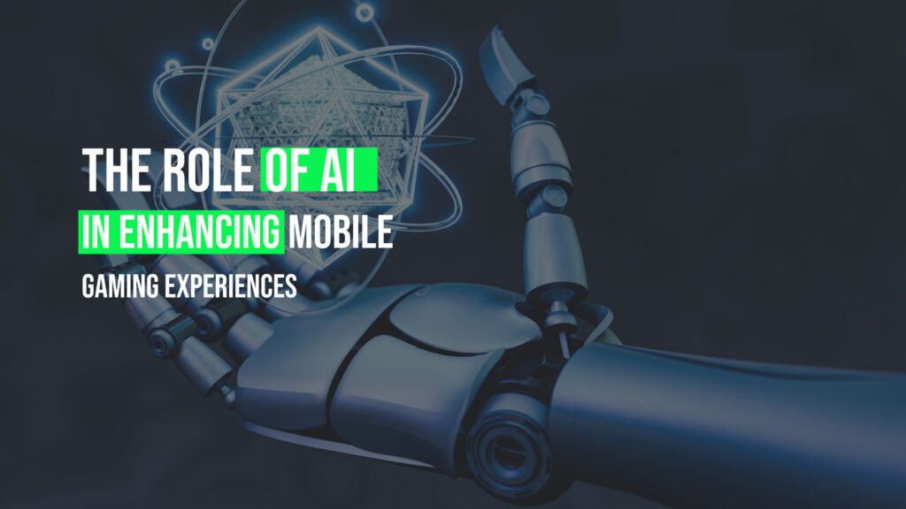 the-role-of-ai-in-enhancing-mobile-gaming-experiences-robotic-hand-holding-digital-geometry-with-glowing-blue-effects