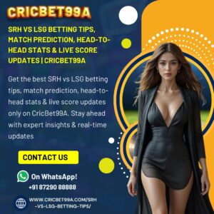 Check out the freshest betting odds for Sunrisers Hyderabad vs Lucknow Super Giants. Comparison of odds, forecasts, and the professional opinions of insiders can result in taking well-thought bets today!