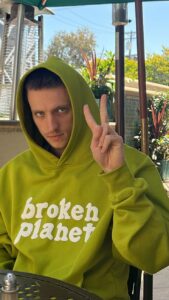 broken planet hoodie