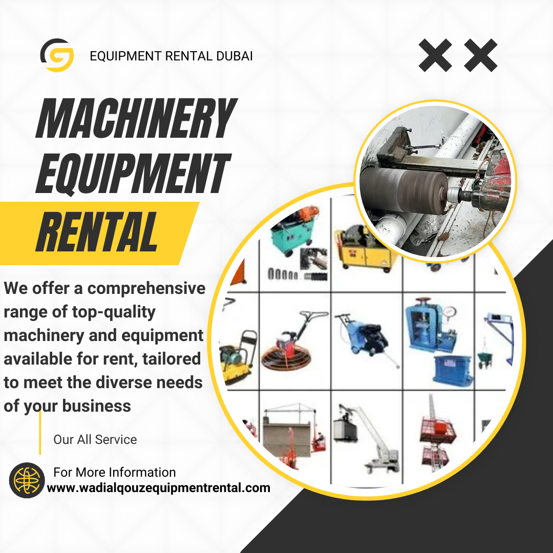 Construction Equipment rental in Dubai