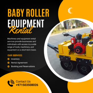 construction equipment rental services in Dubai