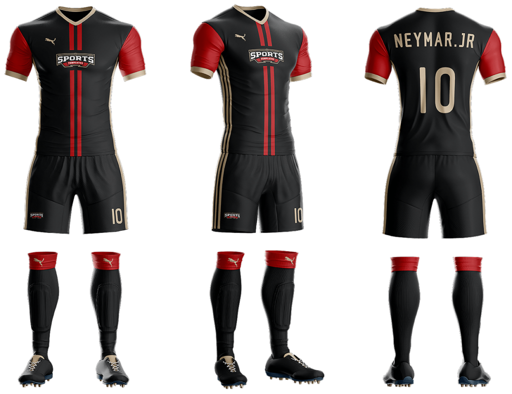 soccer team uniforms