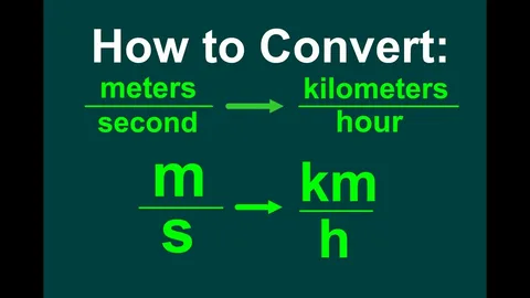 meters and km