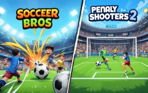 Soccer Bros vs. Penalty Shooters 2