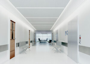 White Hygienic Wall Cladding
