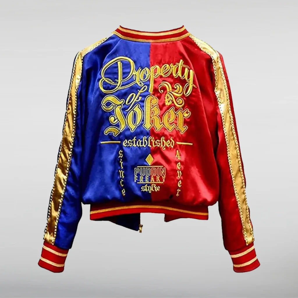 Suicide Squad Harley Quinn Satin Jacket