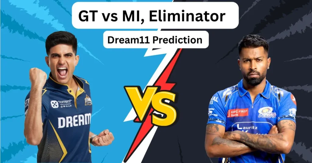 IPL 2025 Eliminator: Gujarat Titans vs Mumbai Indians β Eliminator Match