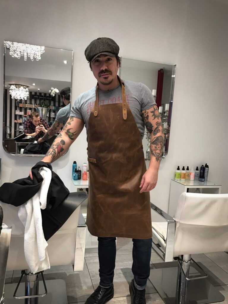 Leather Barber Apron
