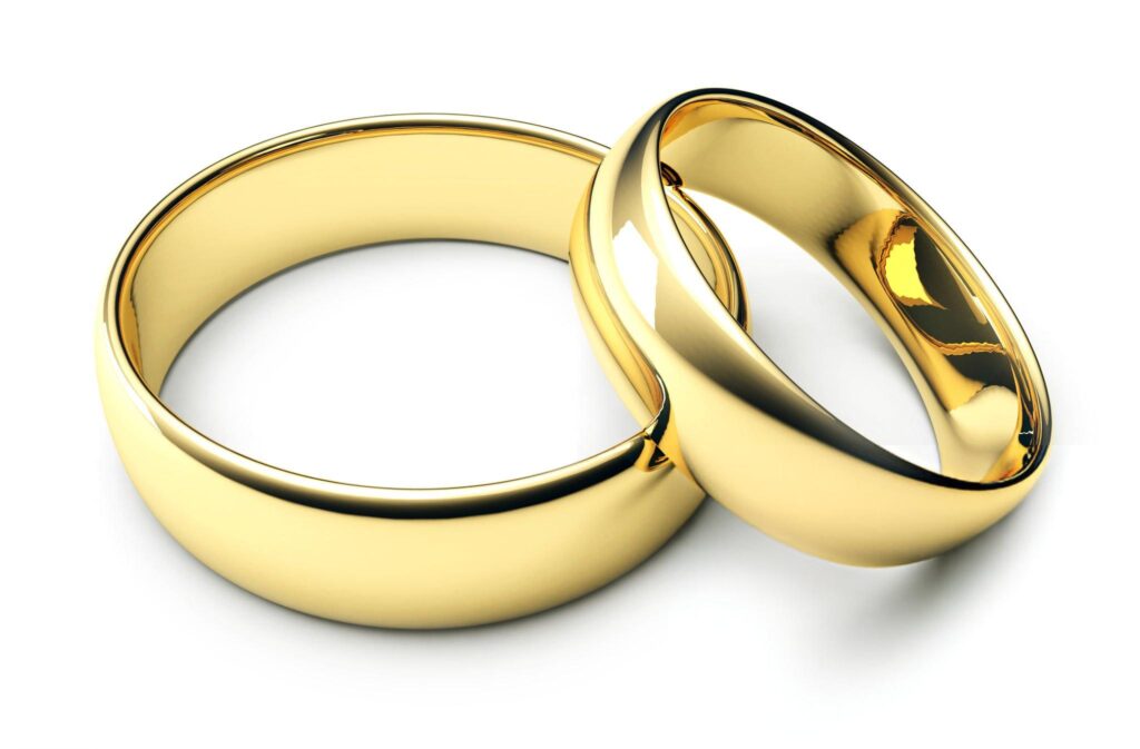gold wedding bands