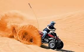 evening desert safari with quad bike