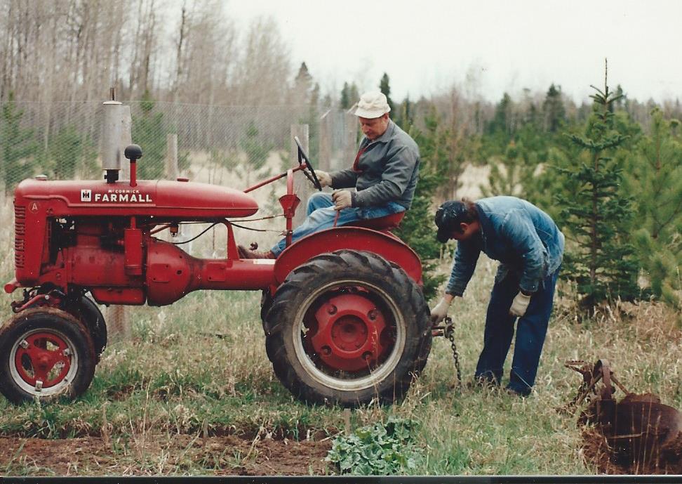 old tractor