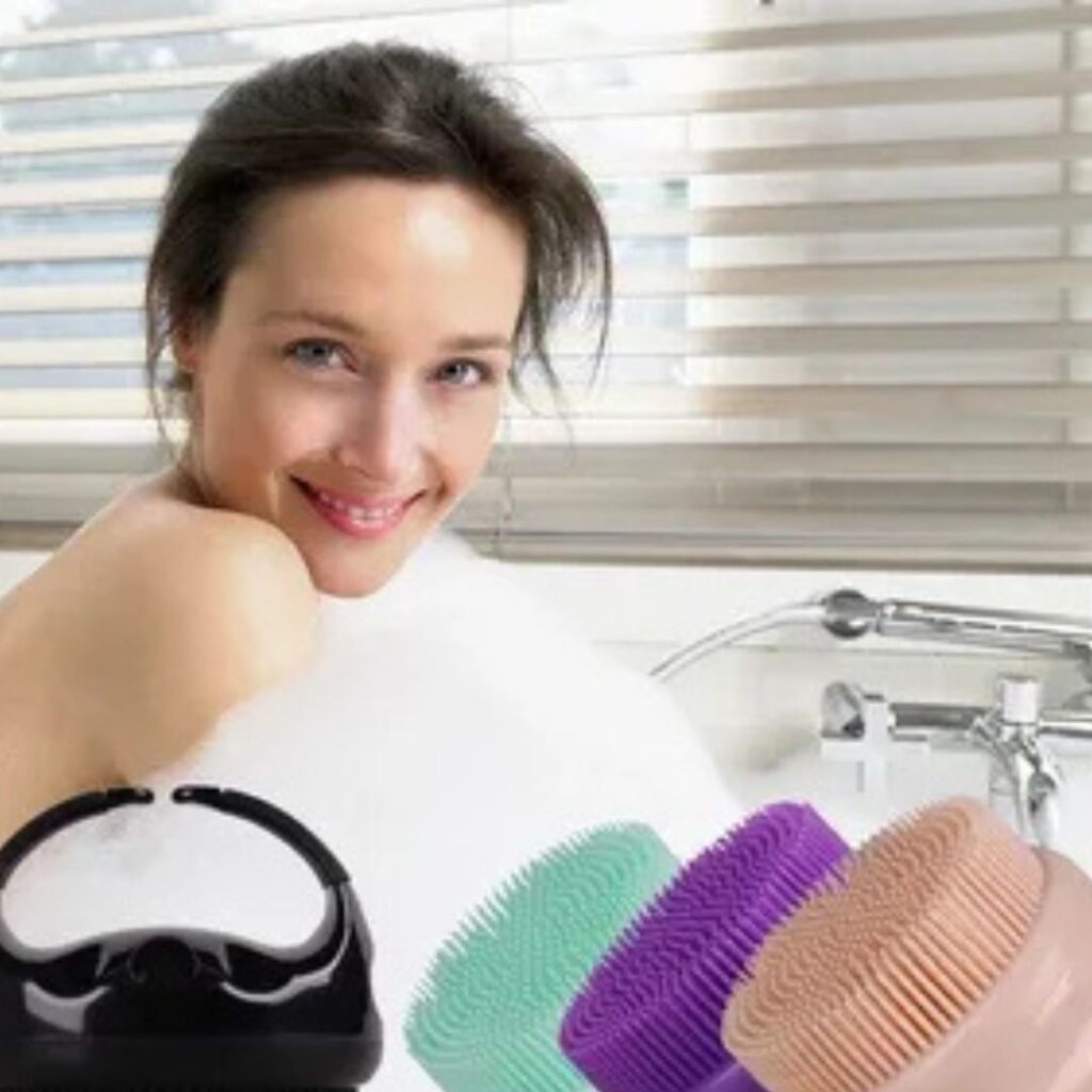 silicone body scrubber