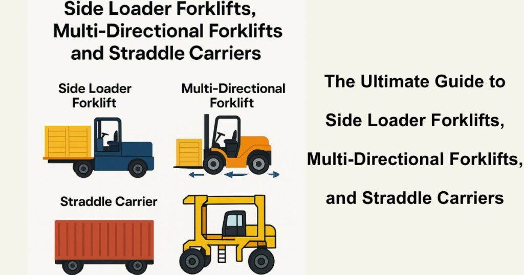 The Ultimate Guide to Side Loader Forklifts, Multi-Directional Forklifts, and Straddle Carriers
