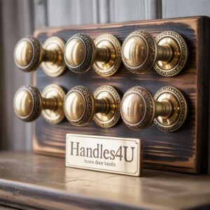 brass door knobs