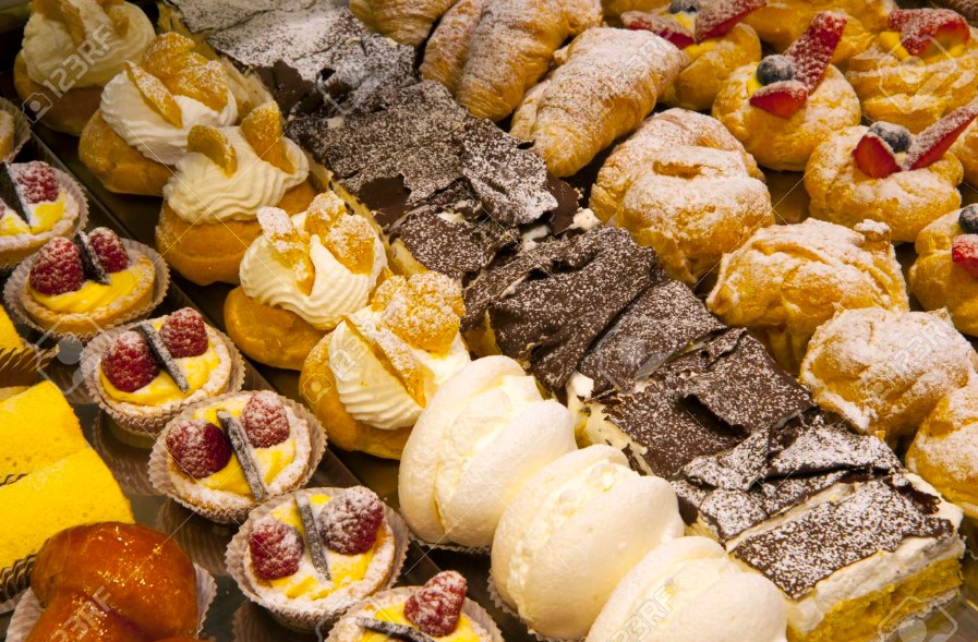 Decorated pastries