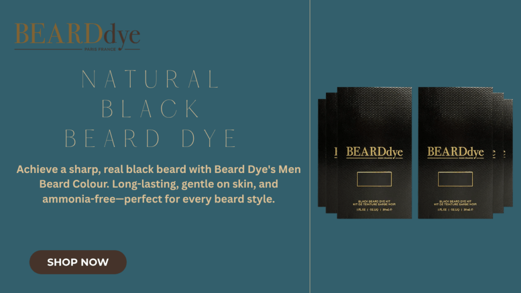 Men Beard Colour – Real Black