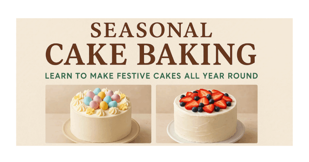 Seasonal Cake Baking: Learn to Make Festive Cakes All Year Round